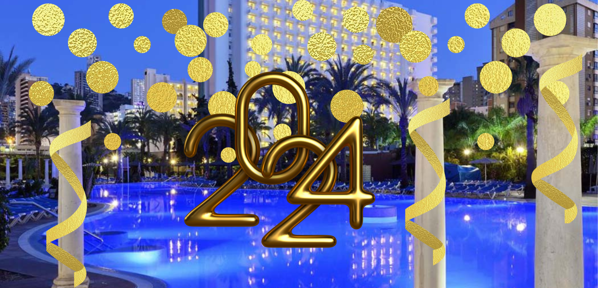 Escapada Fin de Año «Hotel Sol Pelicanos 3*» con Gala y Bus a Benidorm, Alicante