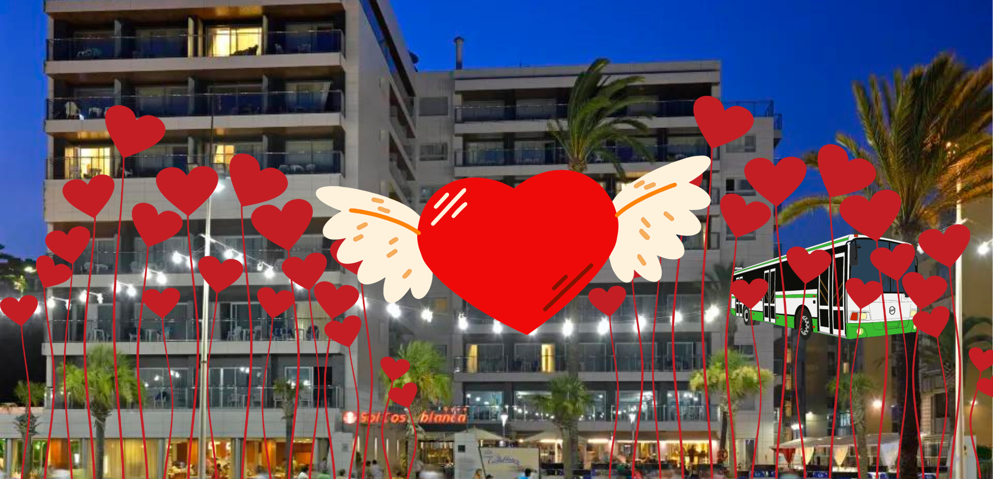 Escapada San Valentín «Hotel INNSIDE By Meliá Costablanca 4*» (Adults Only)con Bus a Benidorm, Alicante