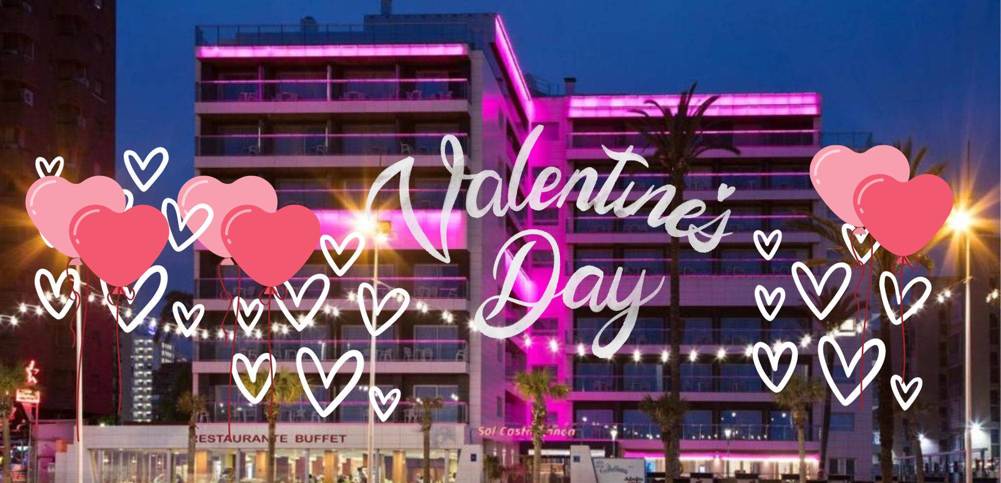 Escapada San Valentín «Hotel INNSIDE By Meliá Costablanca 4*» (Adults Only)con Bus a Benidorm, Alicante