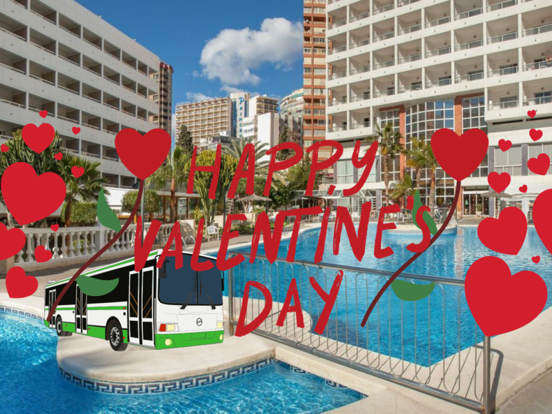 Escapada San Valentín «Hotel Poseidon Resort 3*» con Bus a Benidorm, Alicante